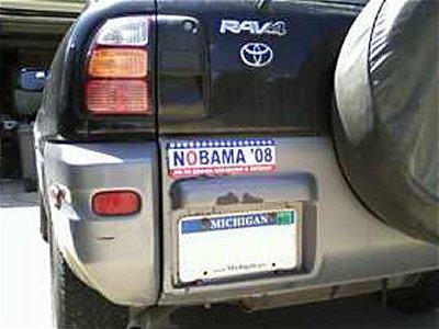 Anti obama bumper sticker