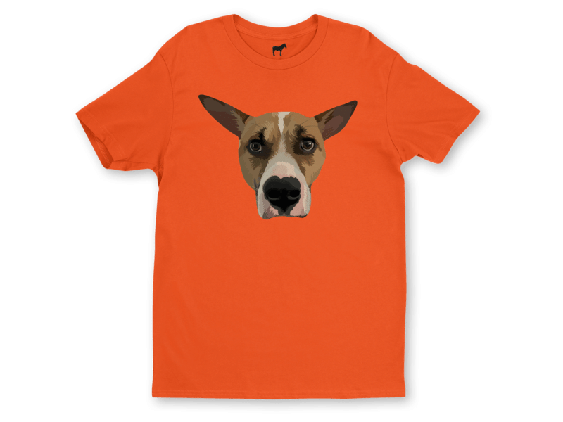 t-shirt personalizada com a foto do seu cão