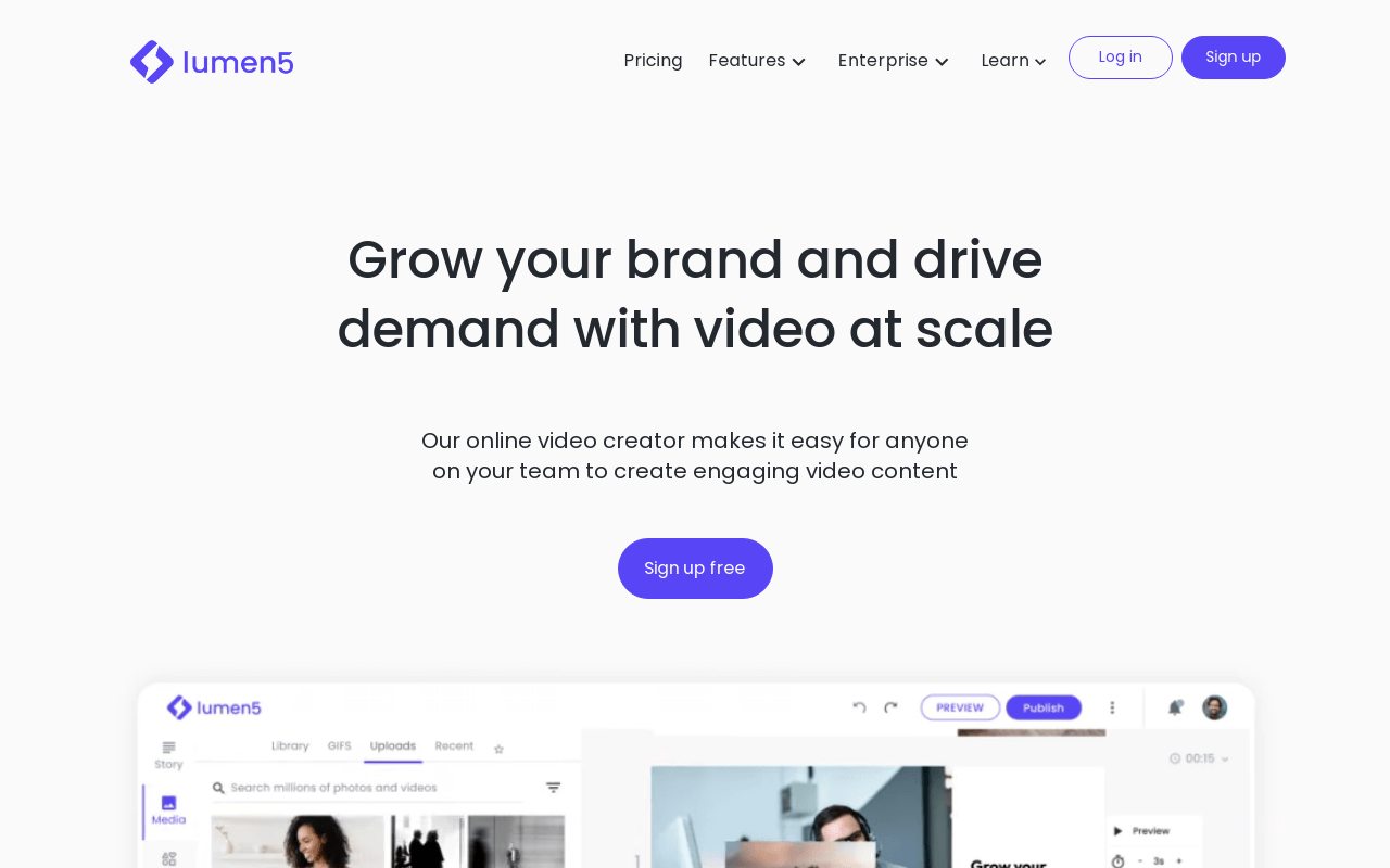 create video content at scale with AI