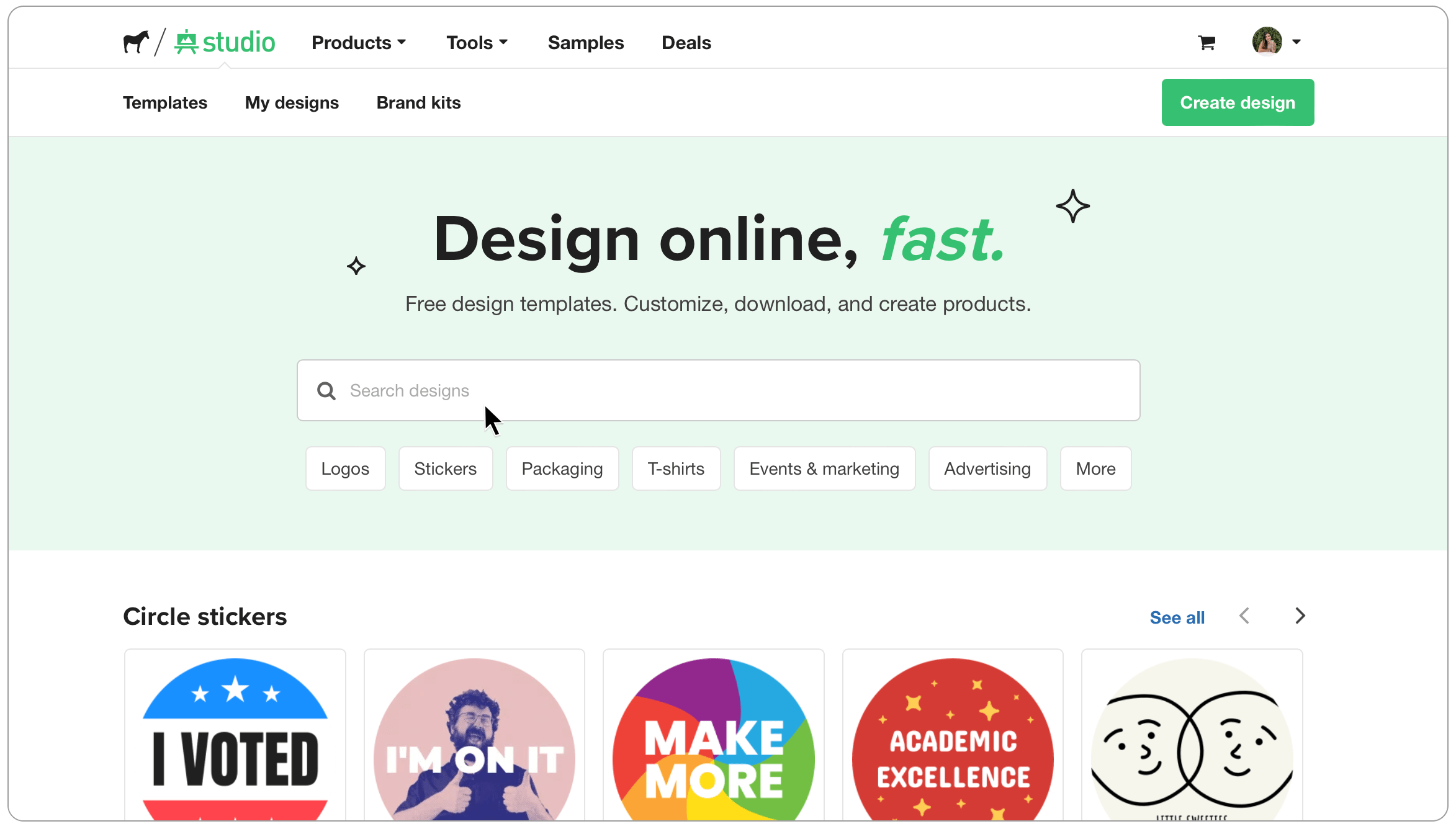 design online, rápido