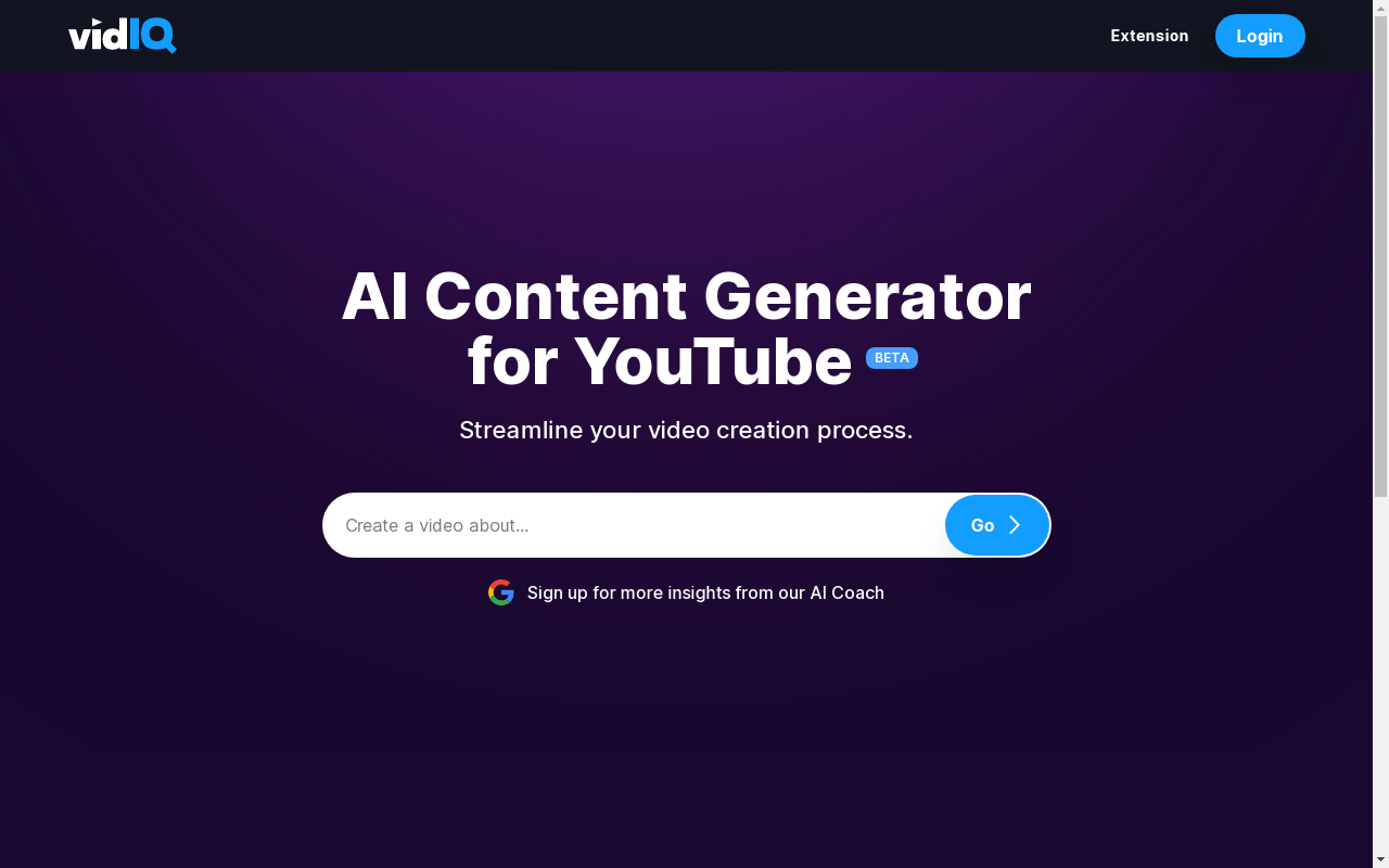 créer du contenu pour YouTube avec ai