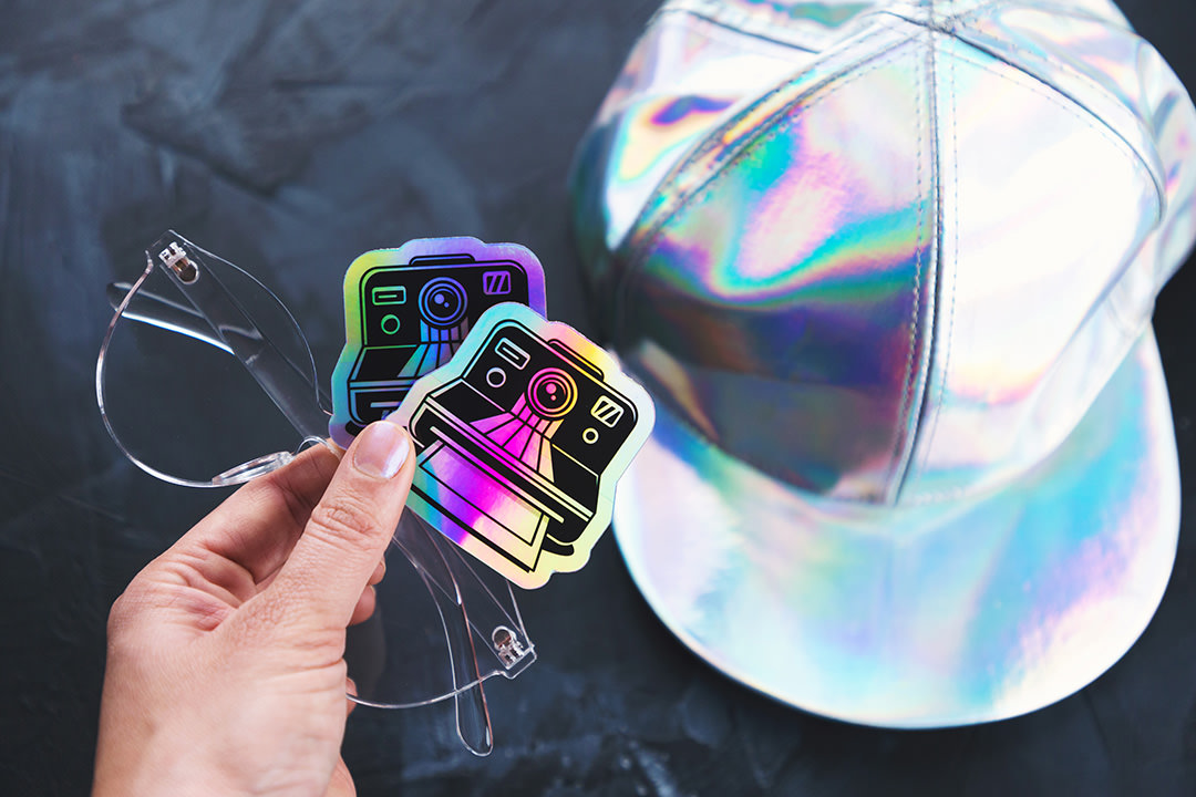 holographic sticker materials