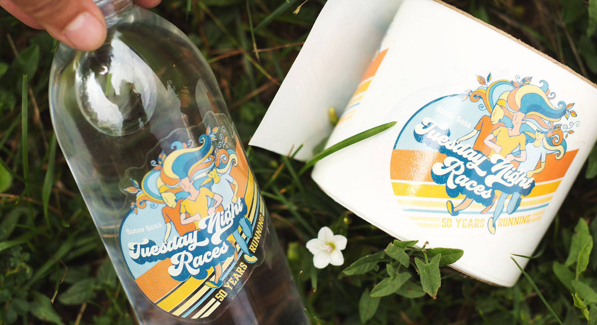 custom clear water bottle labels for parties
