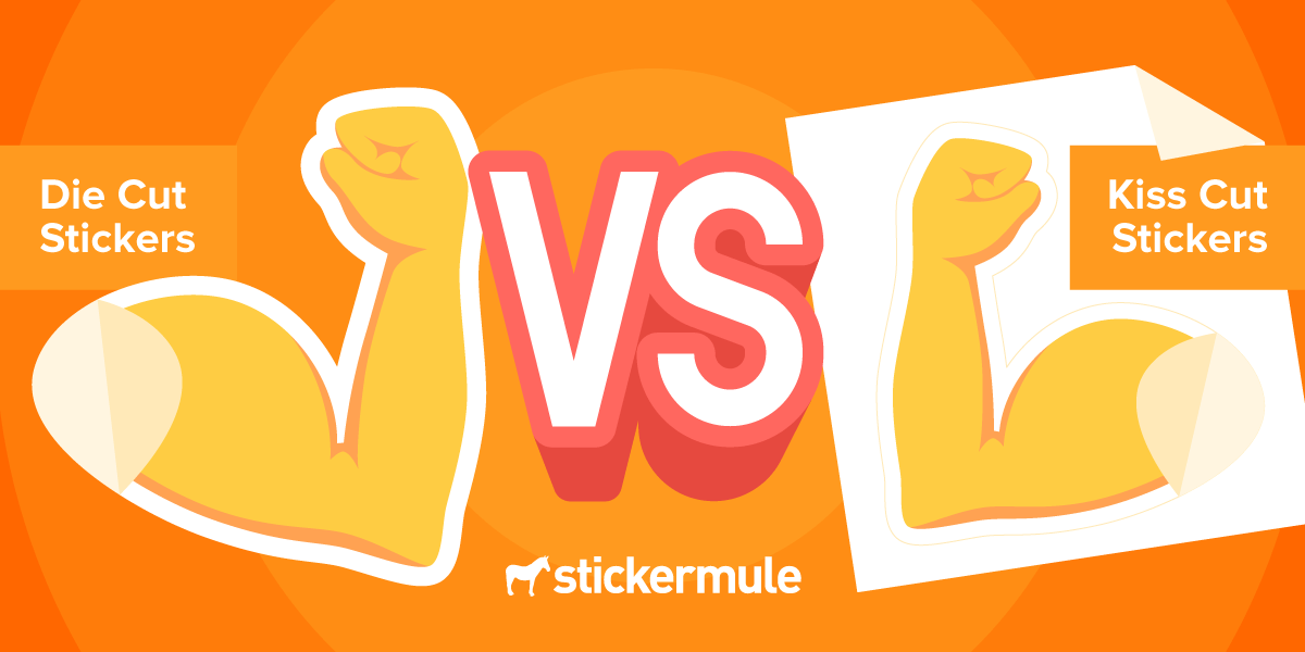 Die-cut vs. Kiss-cut Sticker Printing - Same Day Printing