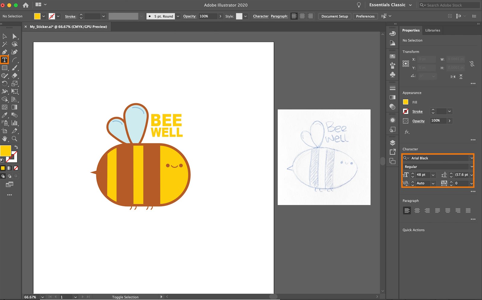 Tutoriel Illustrator N°11 pour Sticker