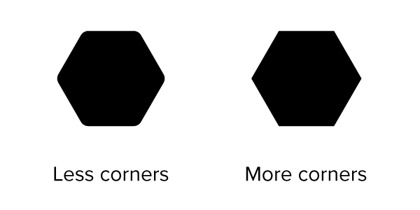 significado do slider de cantos e como usar no illustrator trace image