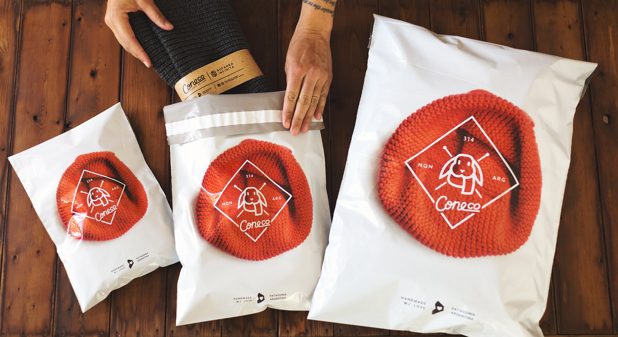 custom poly bags with logo