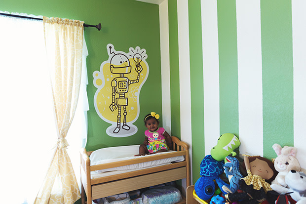 Kinderzimmer-Wandgrafik