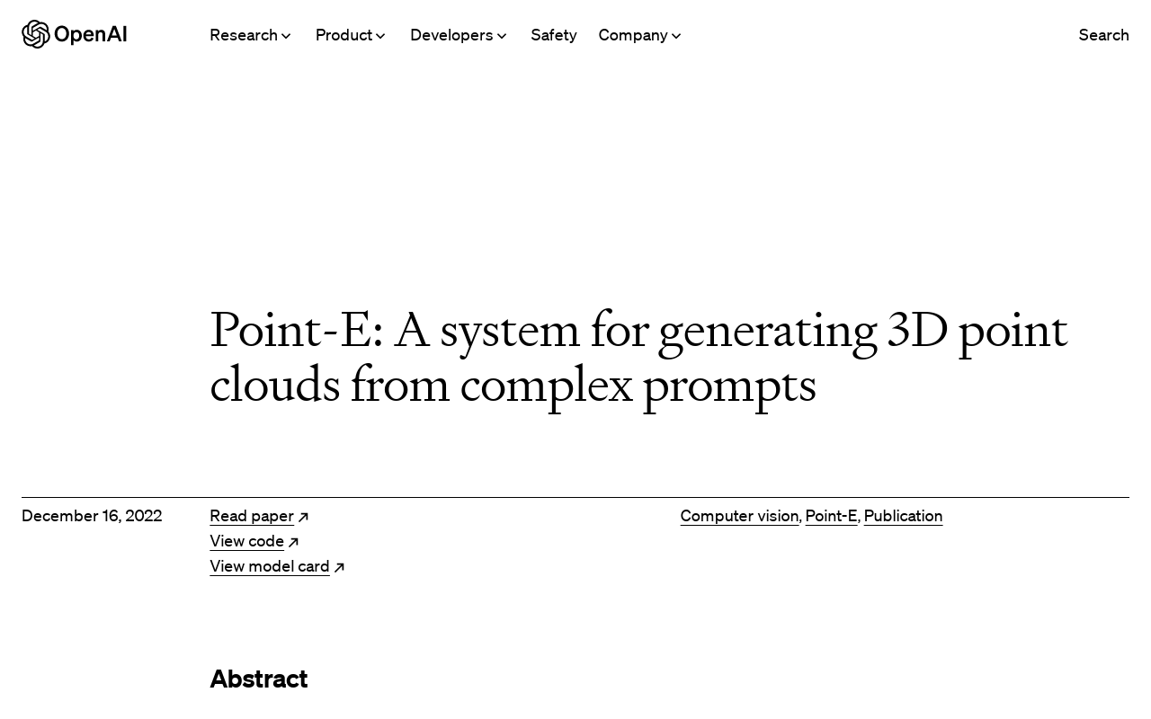 create 3D point clouds with AI