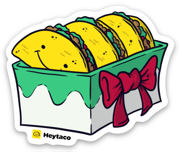 sticker lindo de tacos