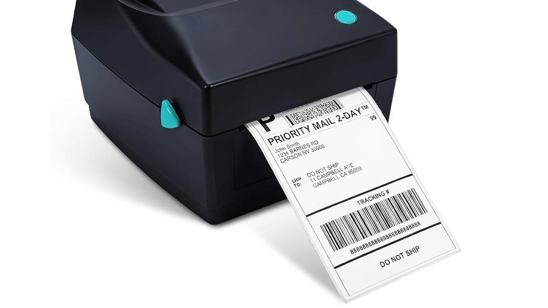 thermal printer printing UPS label