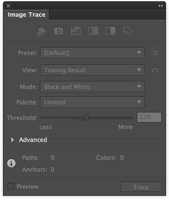 how to trace an image in illustrator image trace panel
