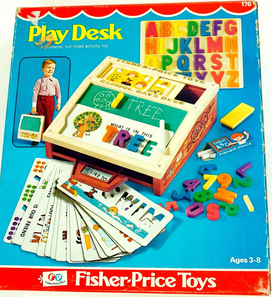 School Days Play Desk as seen on ThisOldToy.com