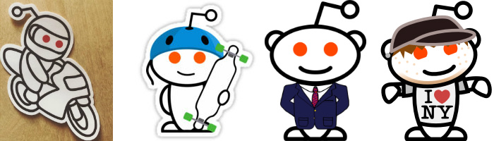 subreddits com autocolantes