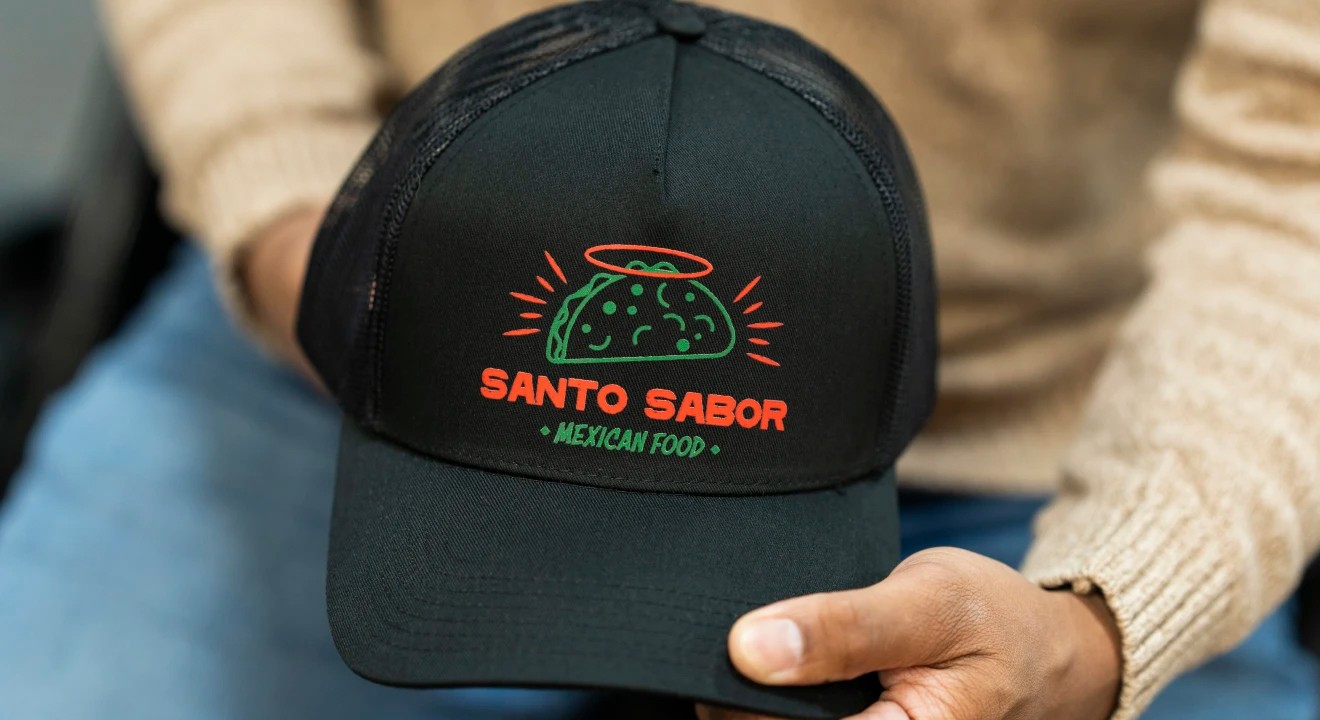 custom hat for a Mexican restaurant