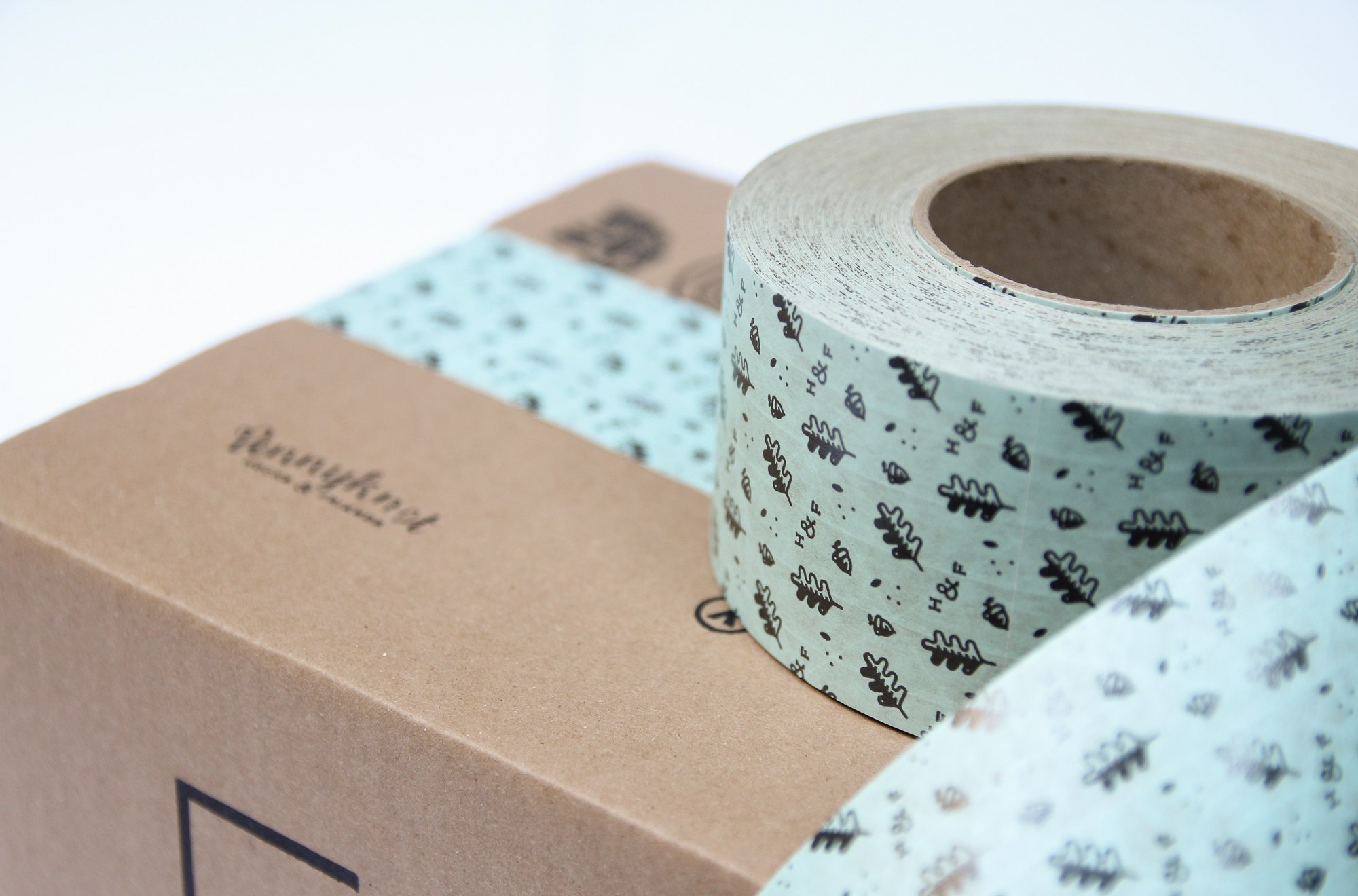 Pennyknot custom packaging tape design