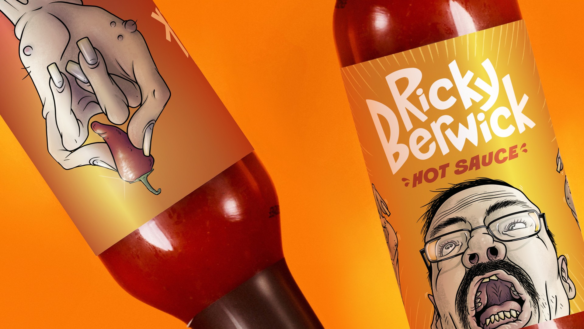 sauce piquante personnalisée Ricky Berwick