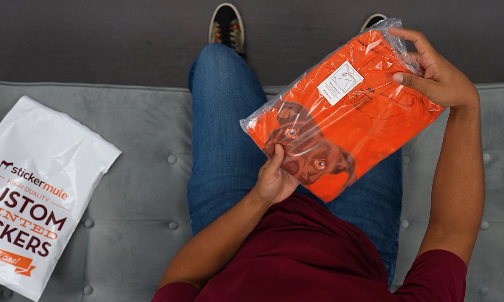 custom t-shirts by sticker mule. the most comfy t-shirts on the planet