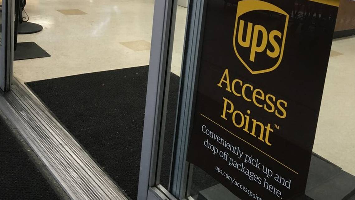 ups access point sign