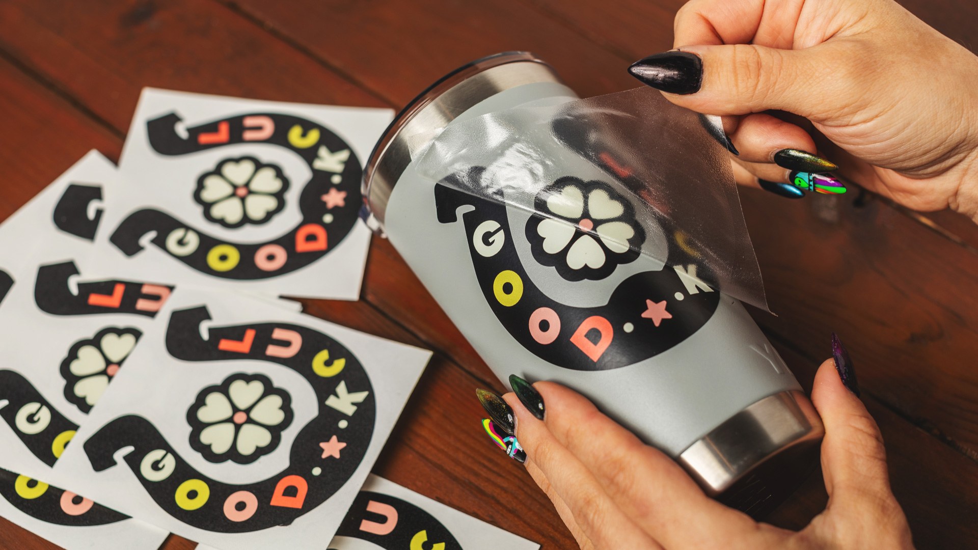 full color printed transfer stickers