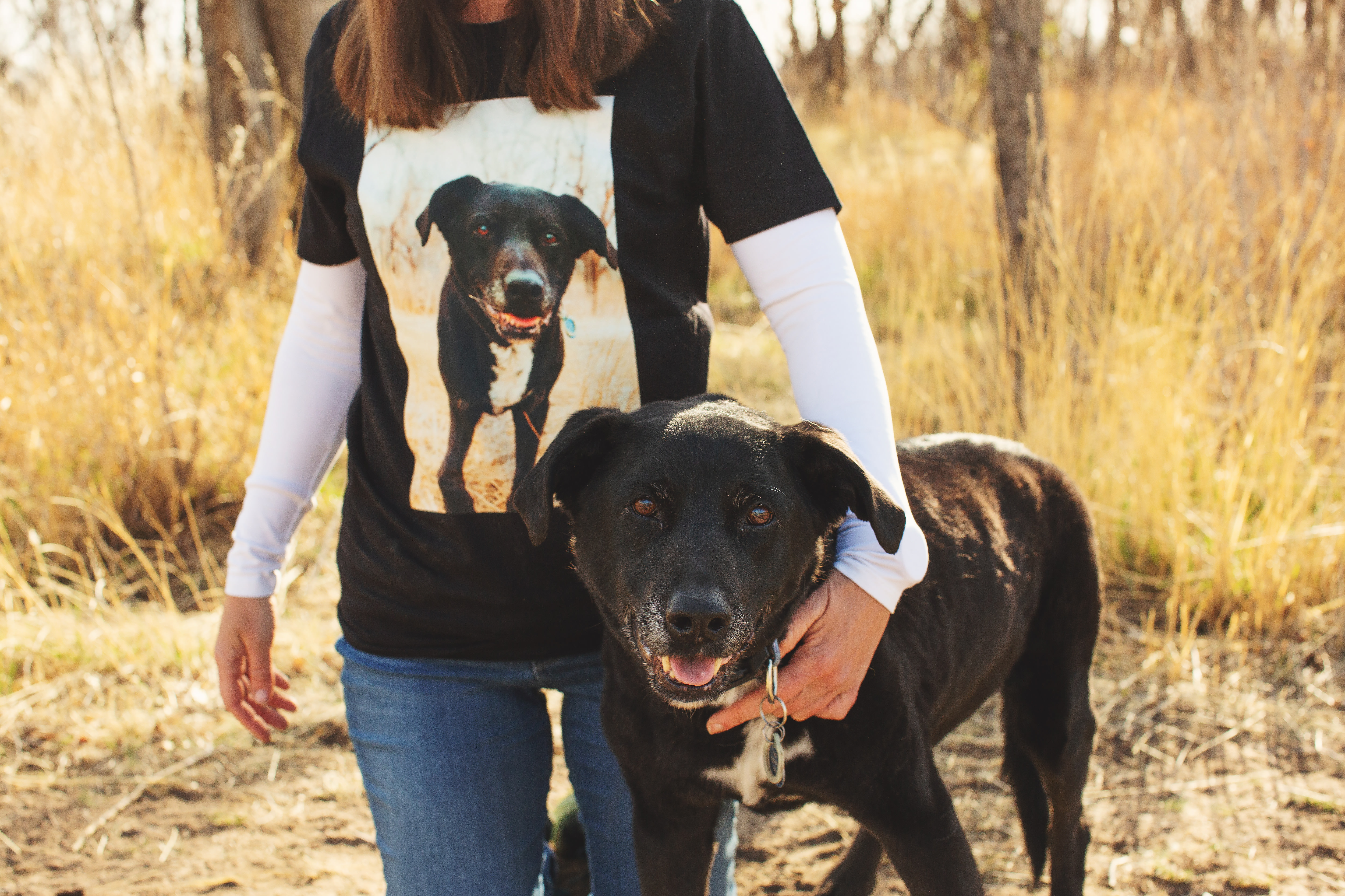 T-shirts personalizadas com a foto do seu cão