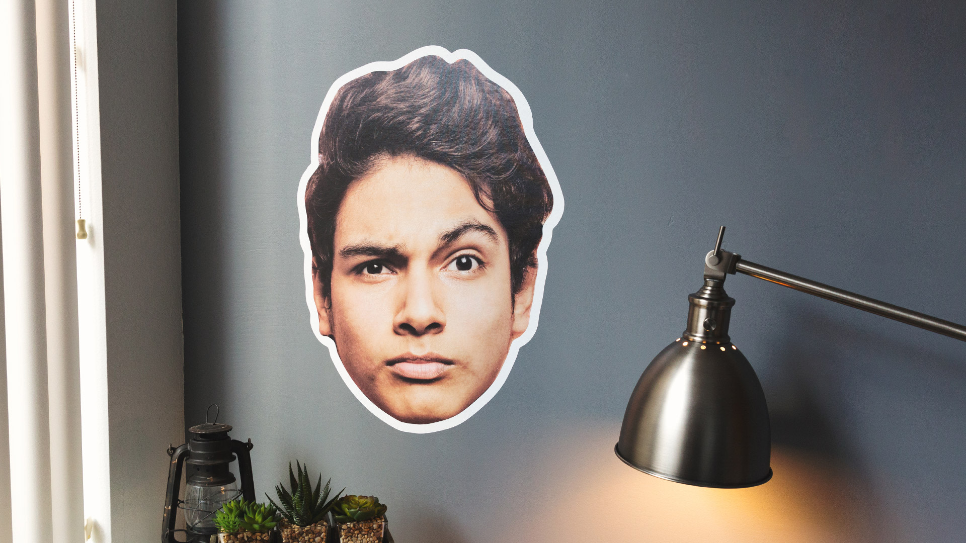 Face wall decals