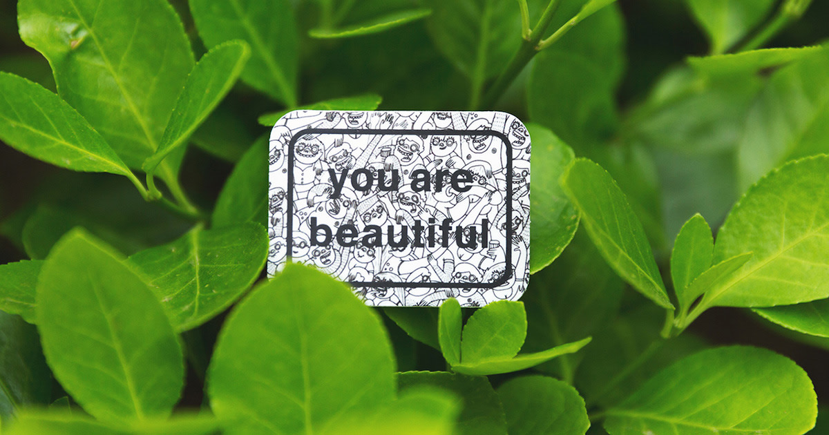 Les stickers "You are beautiful"