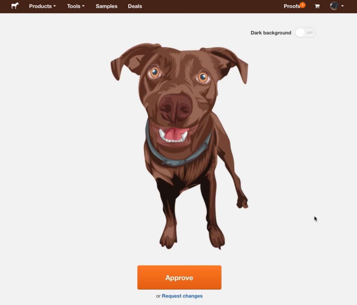 illustration of a dog