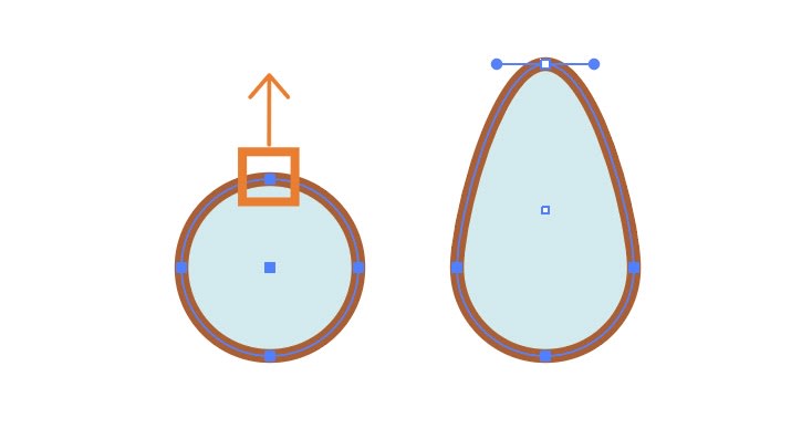 Comment créer un sticker sur Illustrator avec l'outil Ellipse