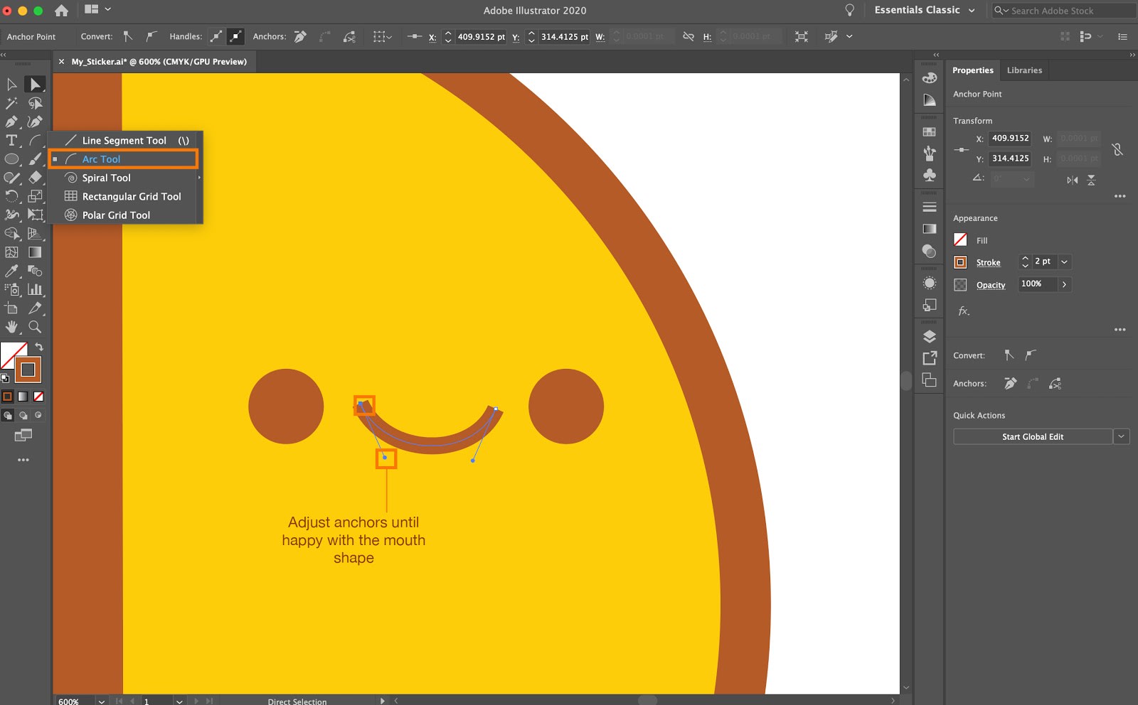 Tutoriel Illustrator N°9 pour Sticker