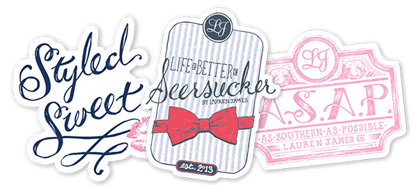 Gestanzte Sticker von Lauren James