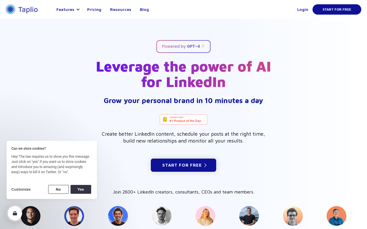 ferramenta de IA gratuita para LinkedIn