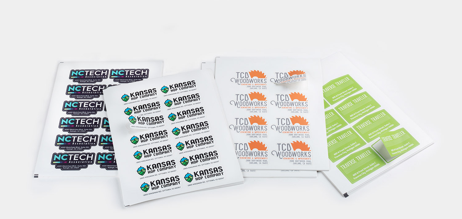 Sticker address sale labels