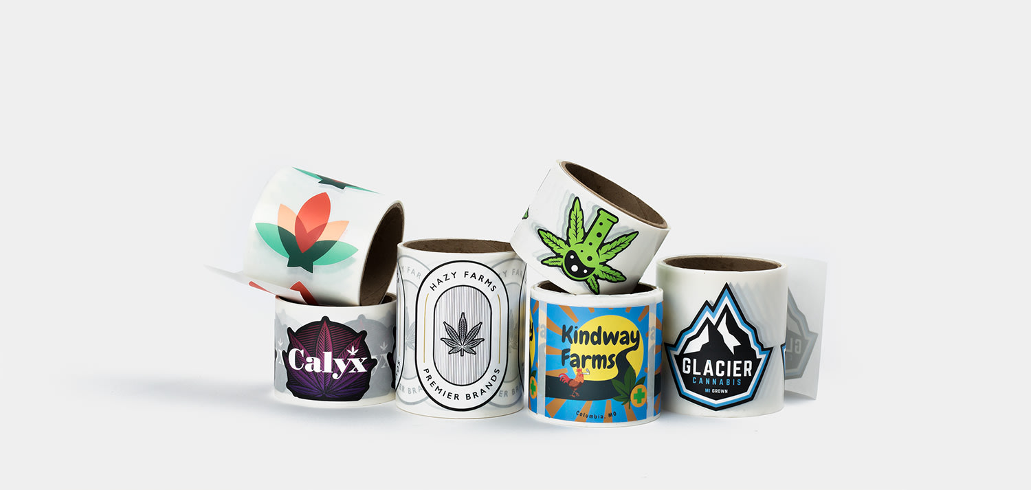 Custom cannabis labels Sticker Mule