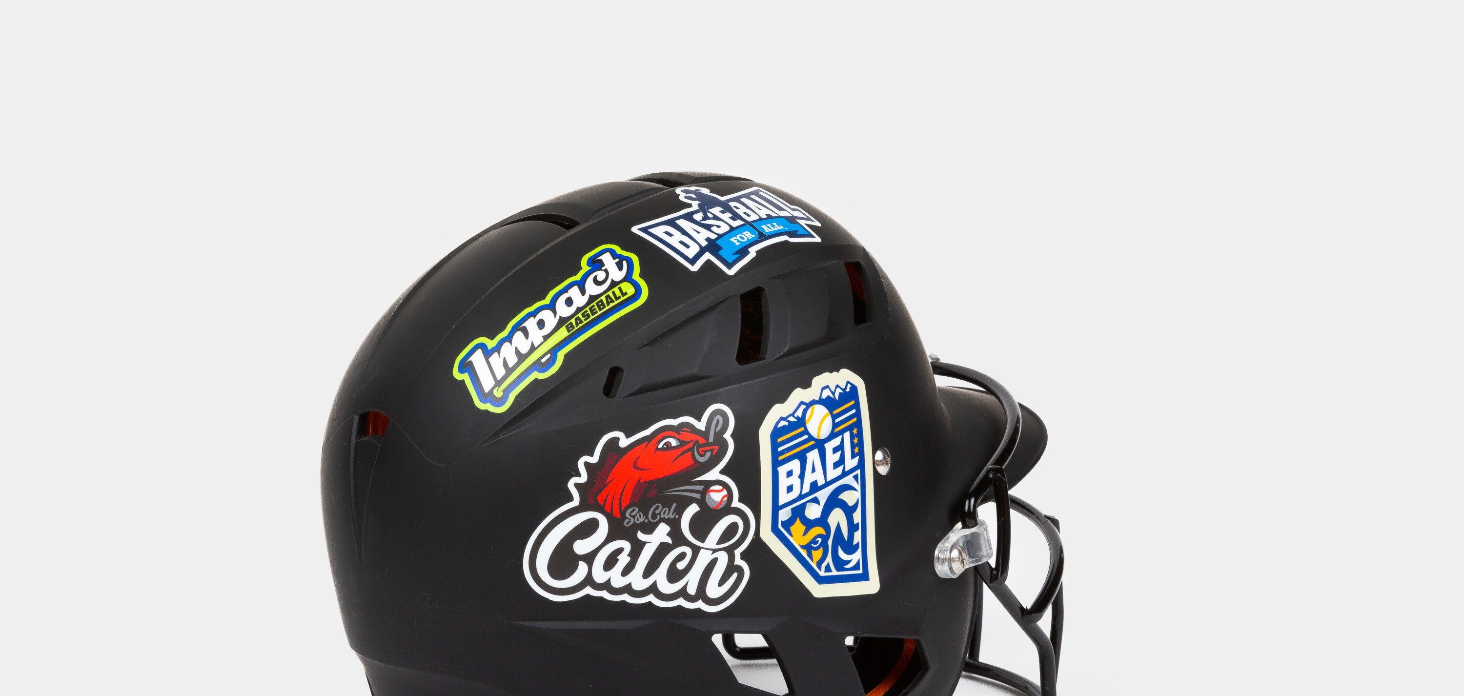 Custom baseball helmet decals & stickers Sticker Mule