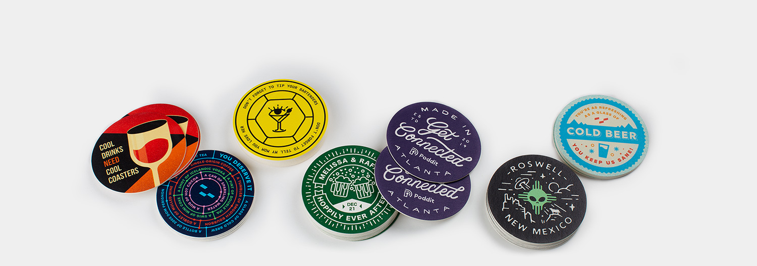 Really cool sales drink coasters