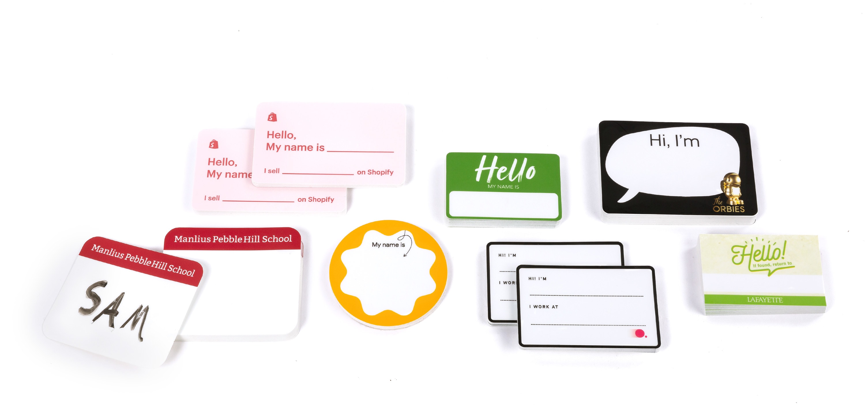 Name tag stickers hotsell