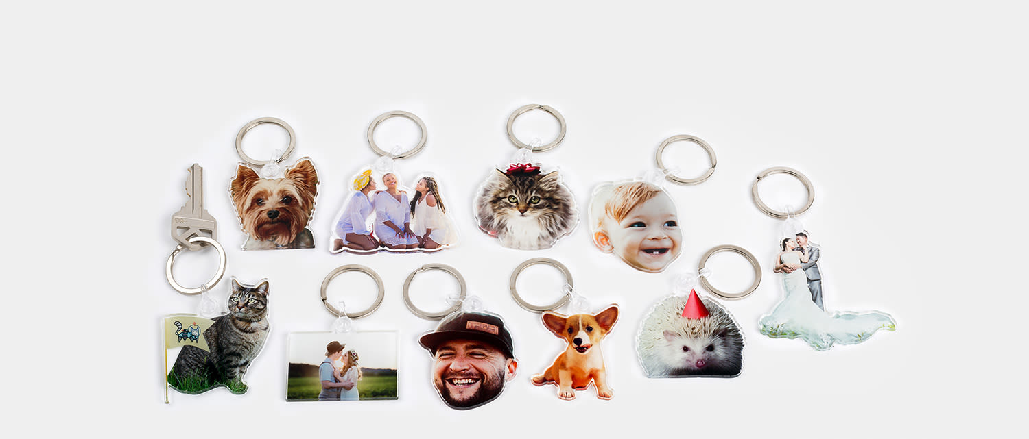 Photo keychain shop