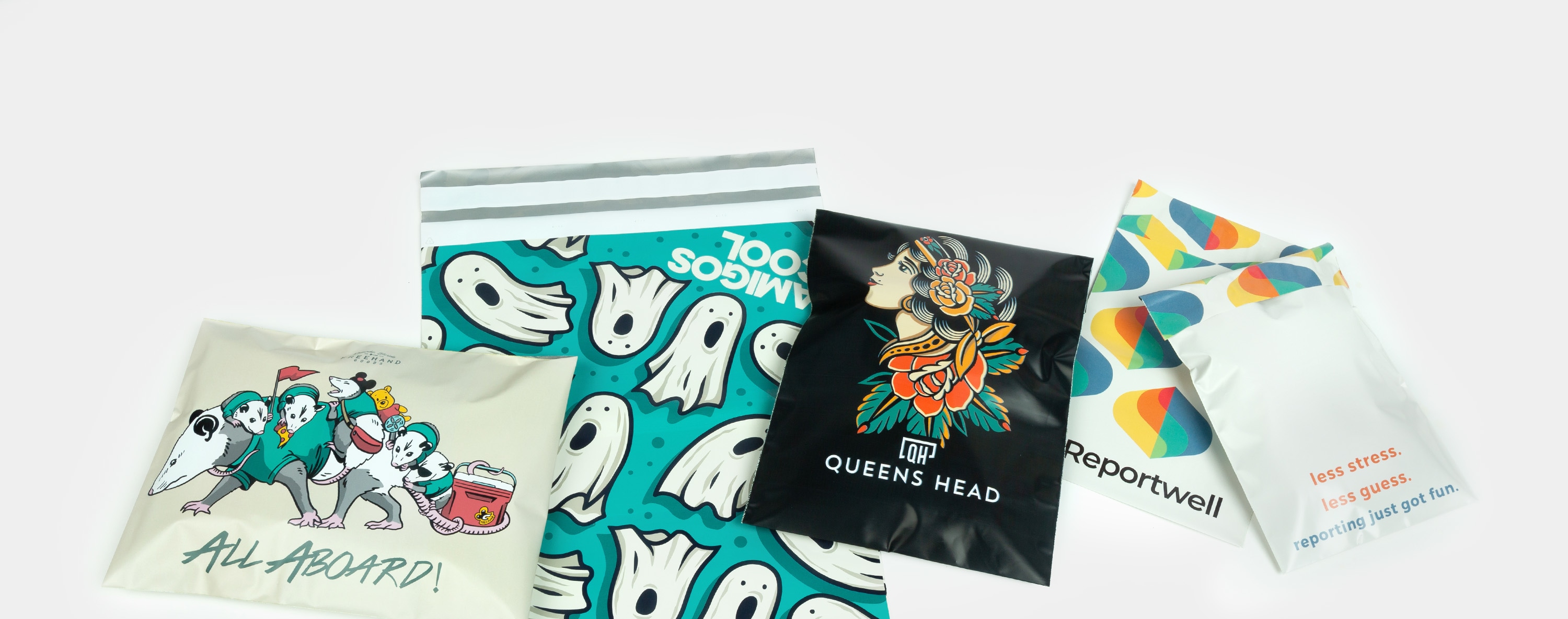Custom poly online bags for shipping