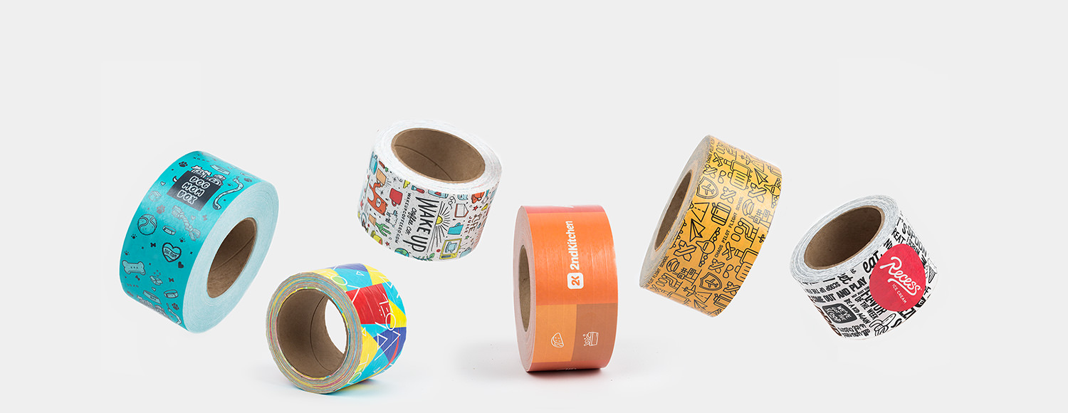 Custom packaging store tape