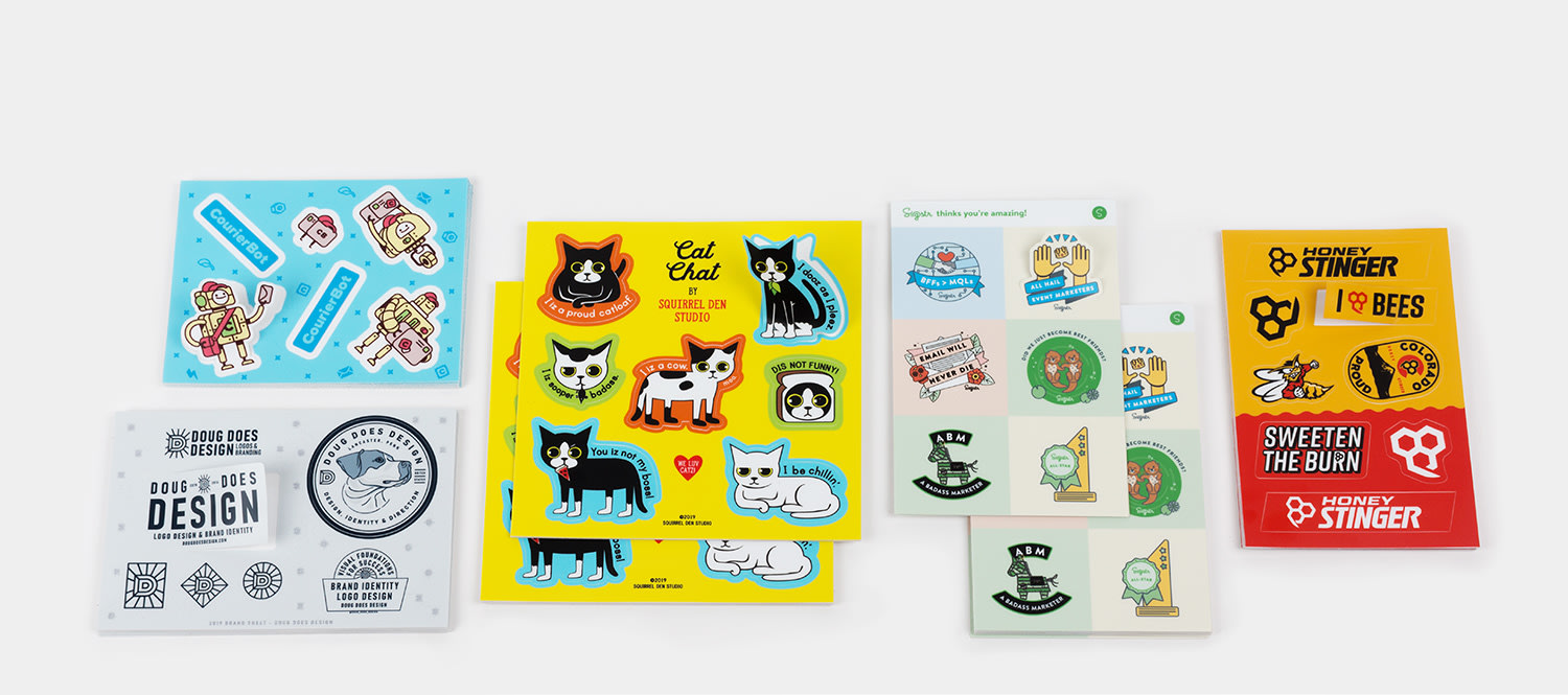 Printable sticker new arrivals sheets
