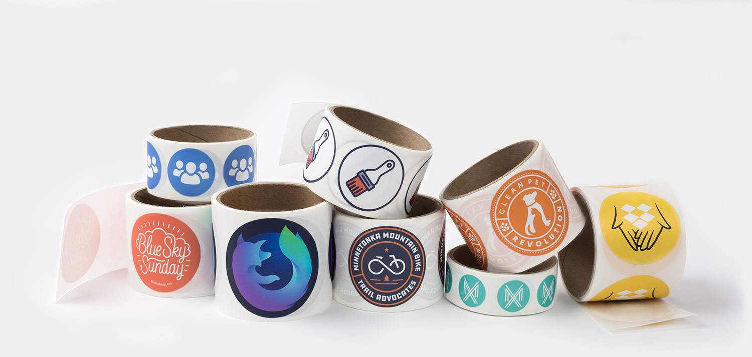 Roll deals of stickers