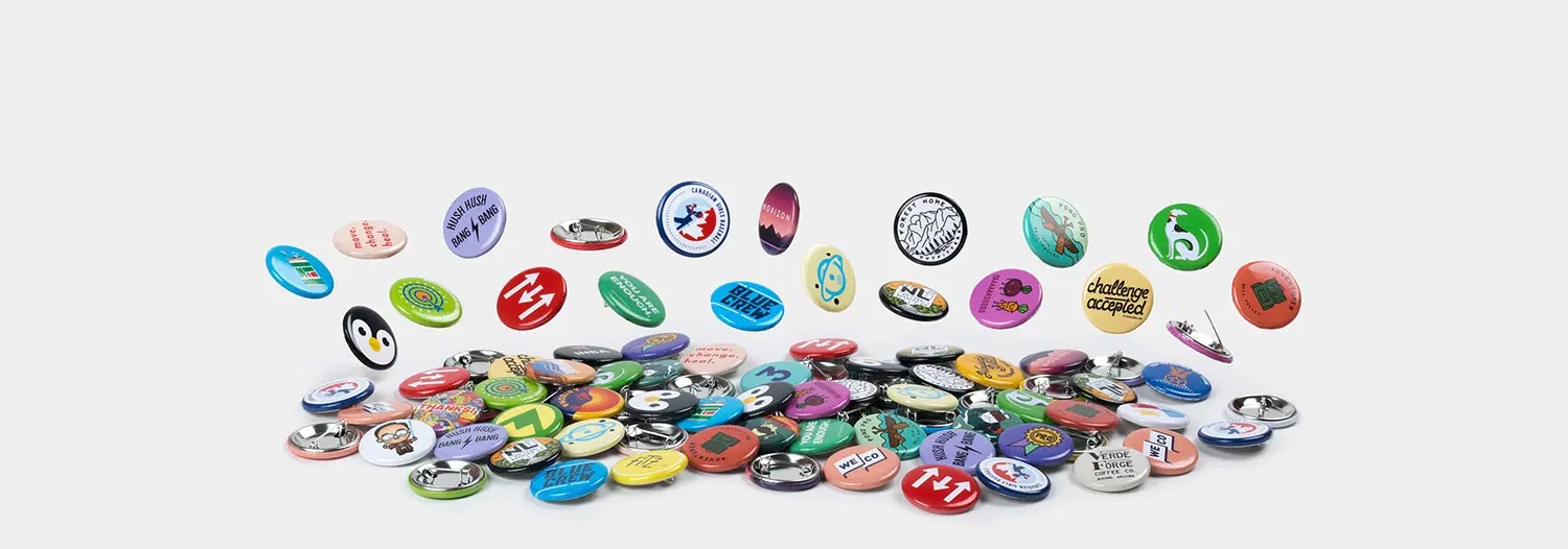 Custom 1.25" round buttons - Free shipping | Sticker Mule