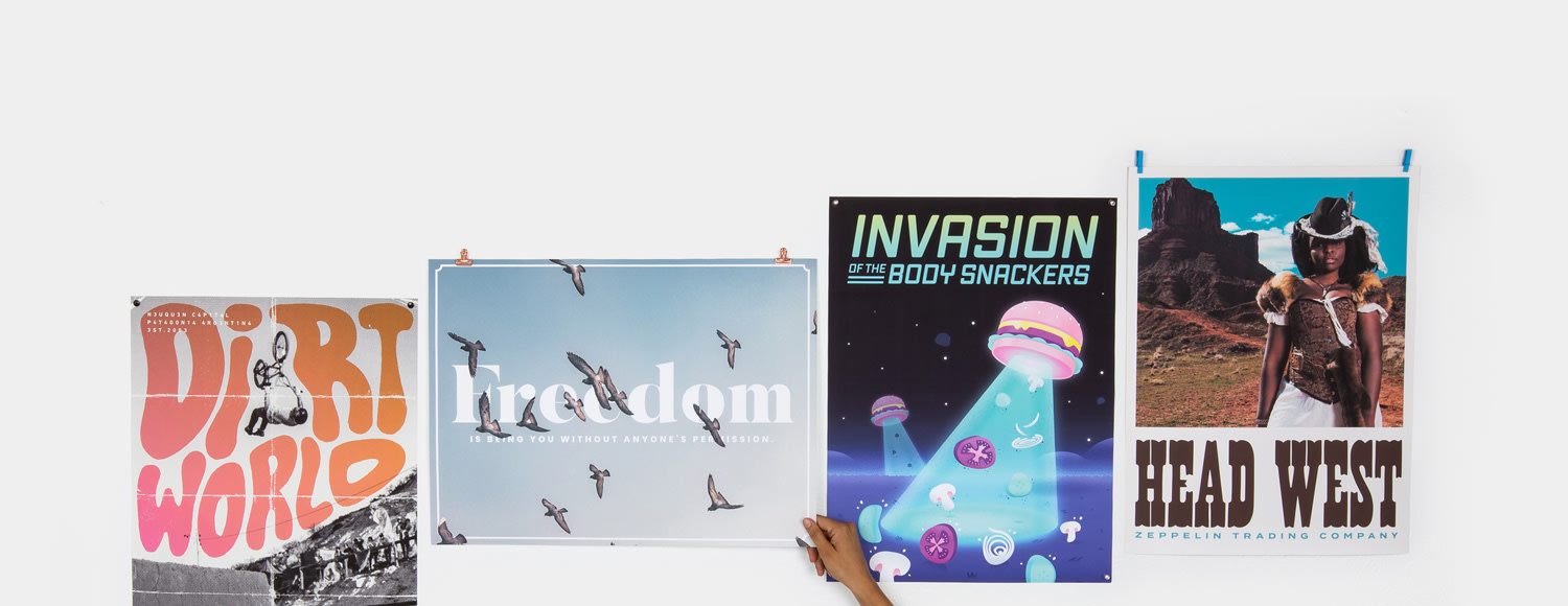 Custom posters on sale