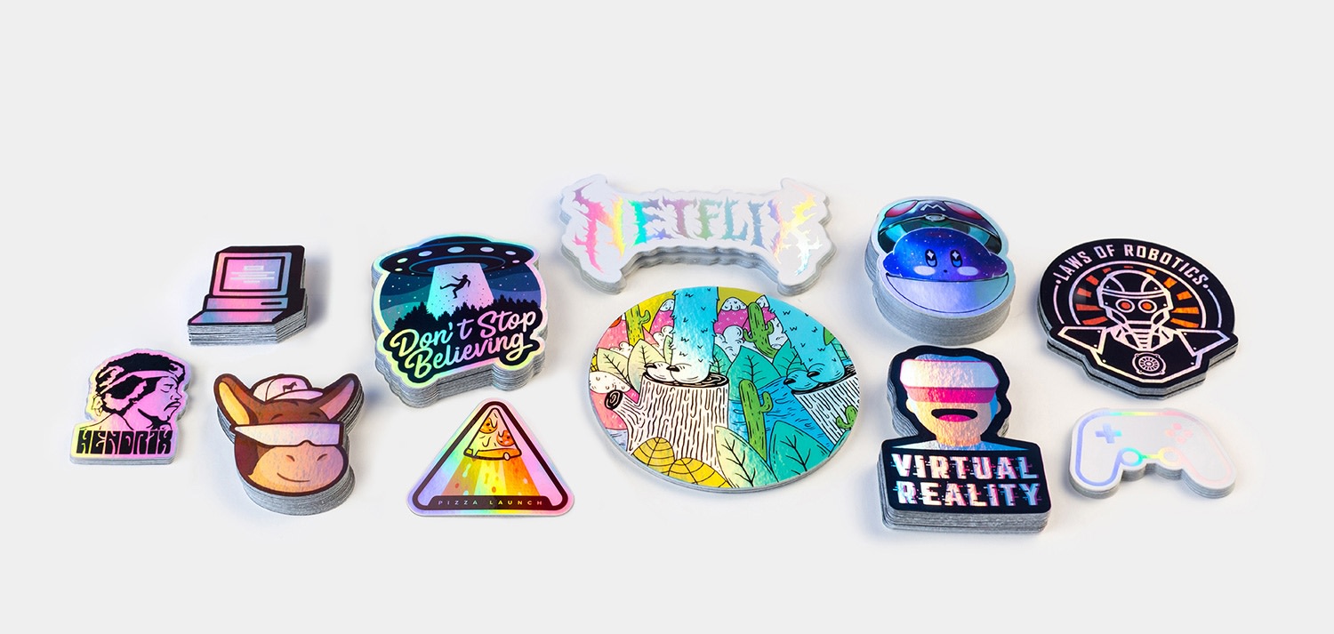 Custom clearance holographic stickers