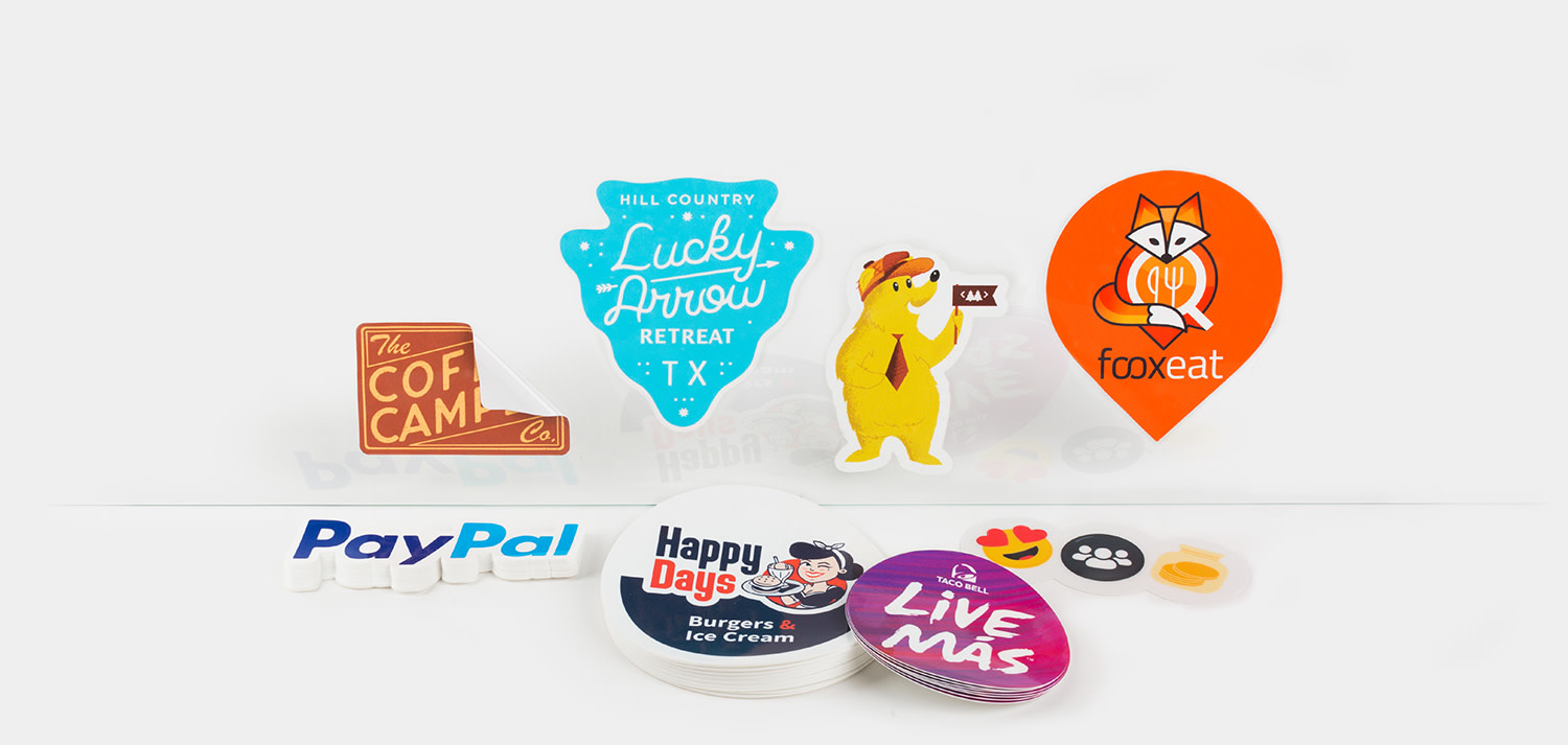 Static cling top decals for cars