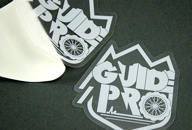 Guide pro wit transparante stickers