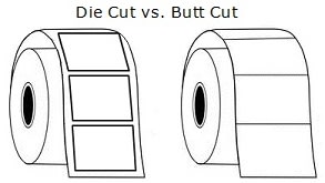 butt cut vs. die cut 