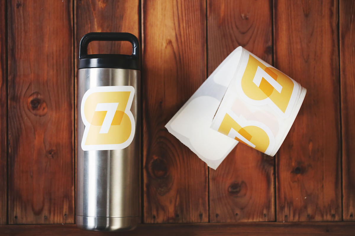 Stickers pour récipients tumblers