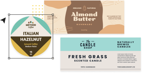 Gestalten und entwerfen Sie Einmachglas Etiketten online mit einem Tool namens Studio